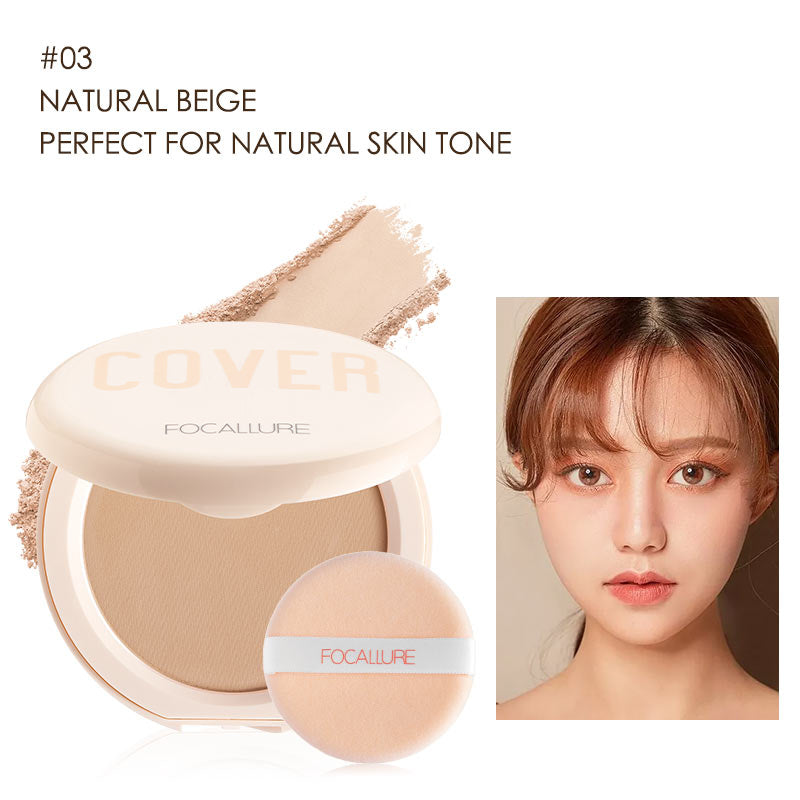 Focallure Two-way-cake Pressed Powder Covermax - FA155