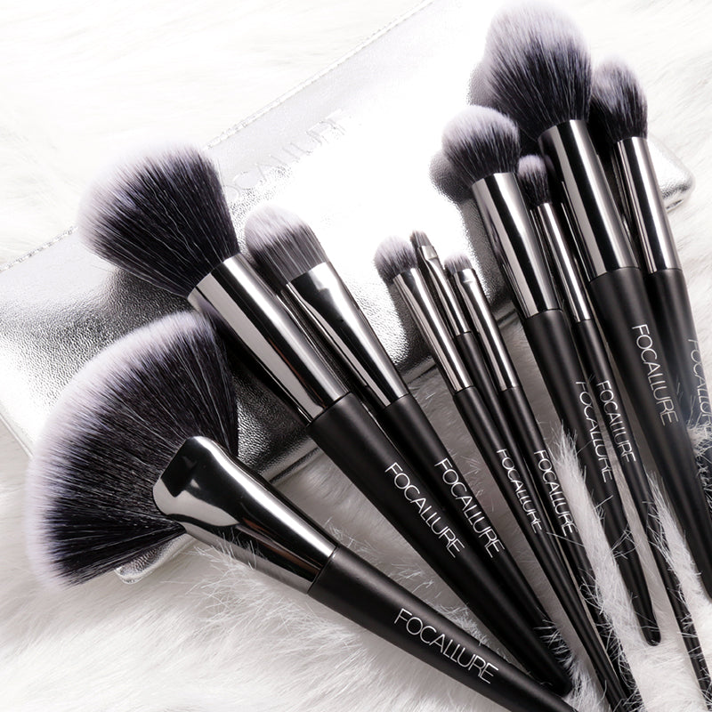 Focallure Makeup Brush (with bag) - 10pcs