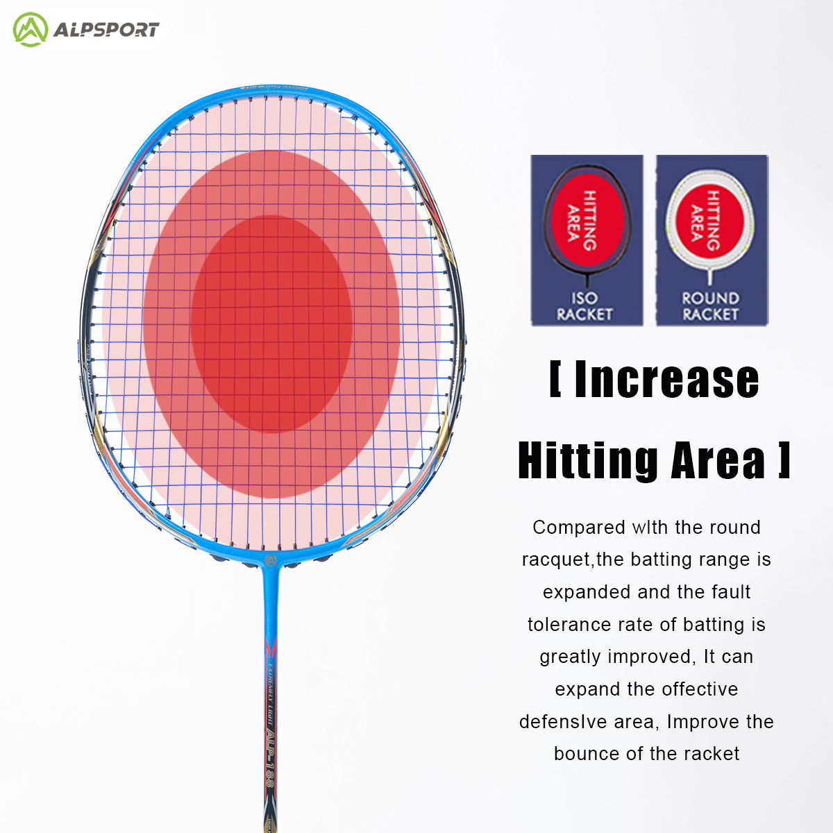 ALP SPORT 1pc AIR - ALP AIR Carbon Fiber Badminton Racket 10U G5 Superlight 52g 28-35lb Lightweight and durable