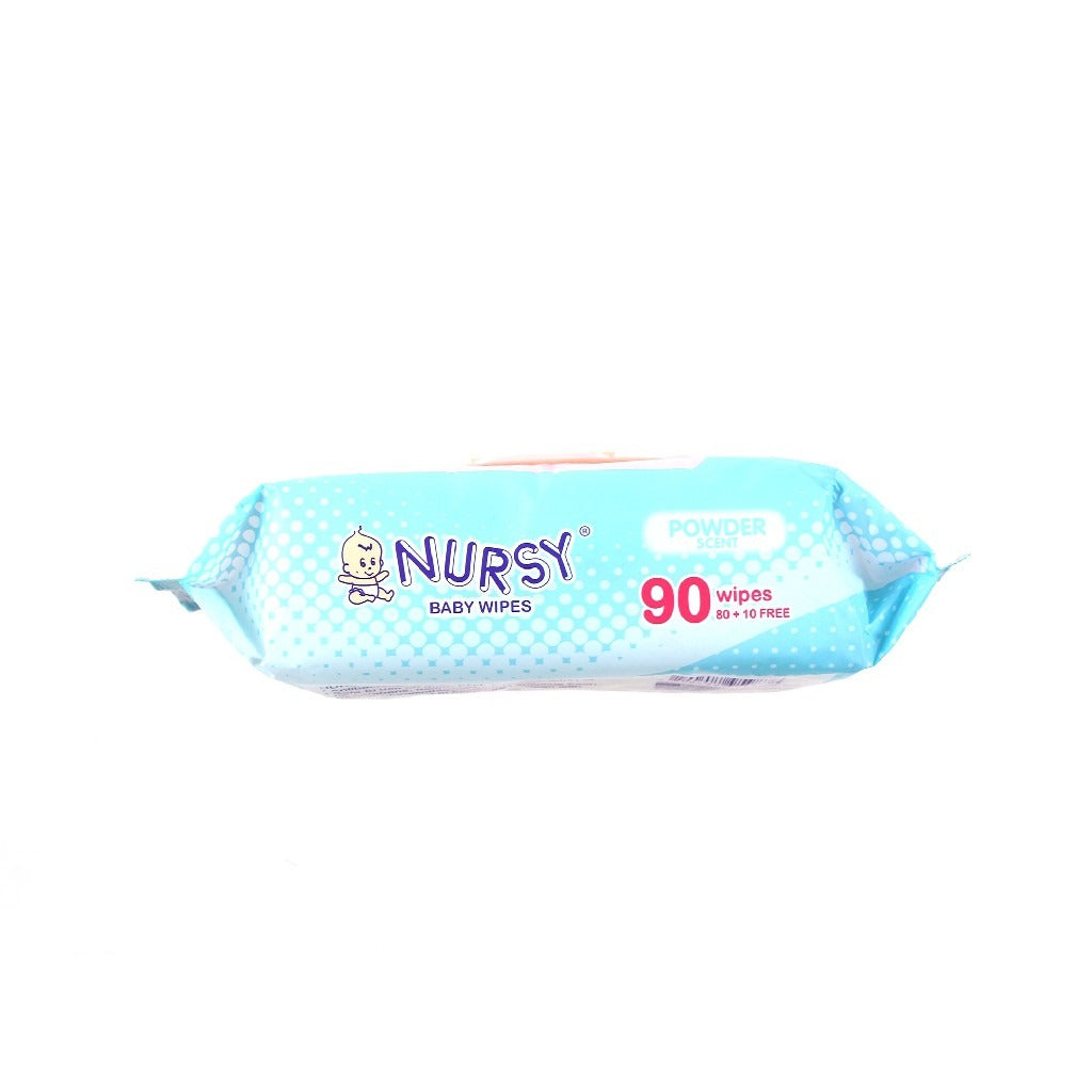 Nursy Baby Wipes in Powder Scent 90's - BUNDLE OF 4 and 24