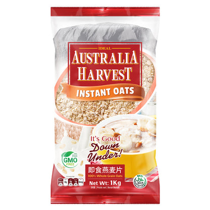 BULK - AUSTRALIA HARVEST Instant Oats 1kg x 15 (CASE)