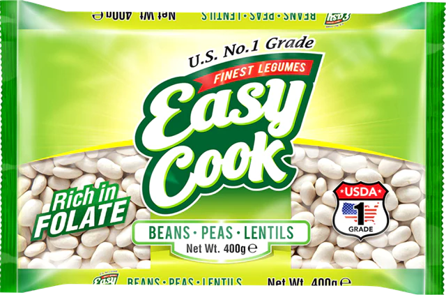 EASYCOOK GREAT NORTHERN BEANS 400G x 30
