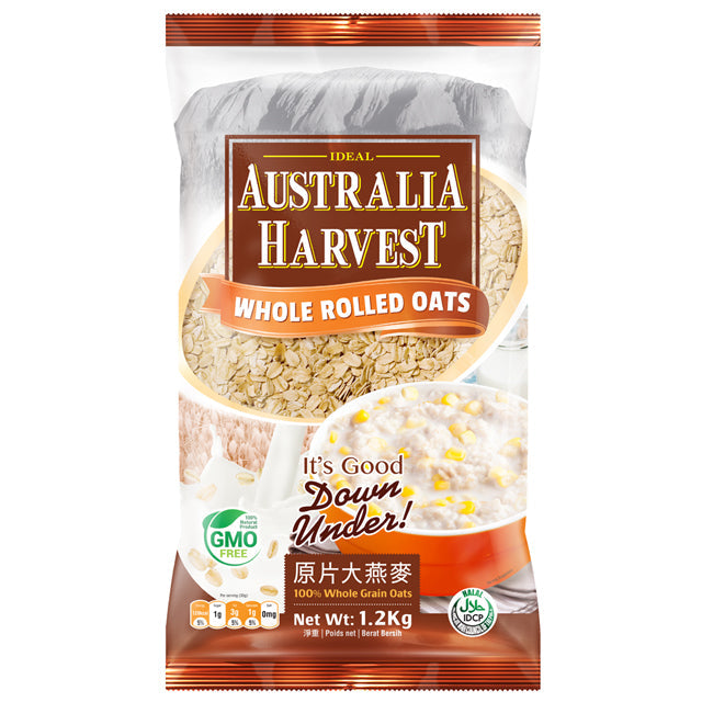BULK - AUSTRALIA HARVEST Rolled Oats 1.2kg x 12 (CASE)