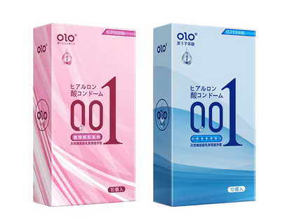 JAPANESE OLO ULTRA THIN CONDOM SQUARE PACKAGING - 10pcs in 1 box