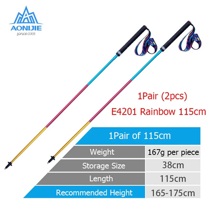 Aonijie CARBON FIBER HIKING POLE - 2pcs
