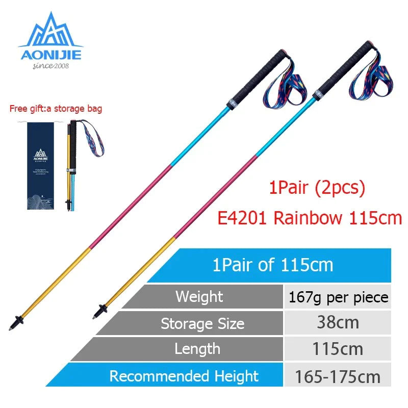 Aonijie CARBON FIBER HIKING POLE - 2pcs