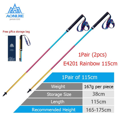 Aonijie CARBON FIBER HIKING POLE - 2pcs