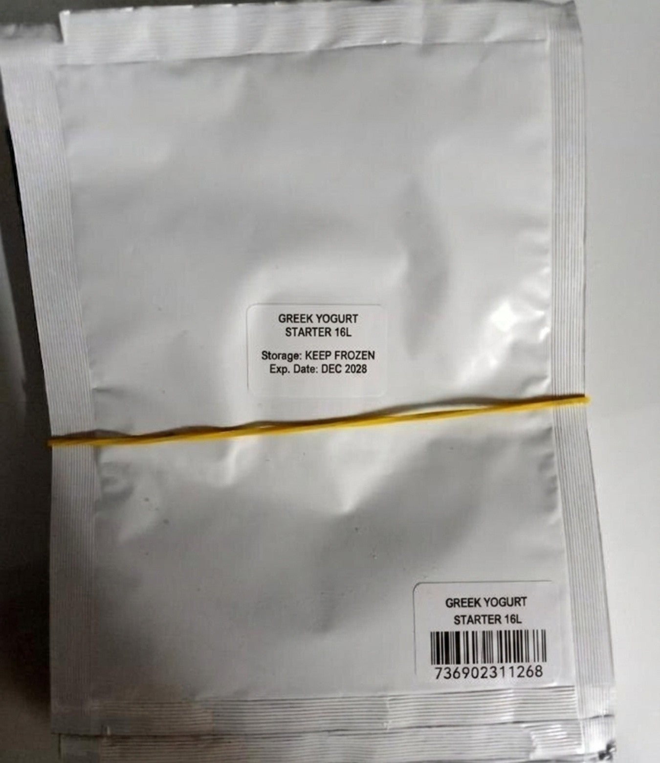 GREEK YOGURT STARTER makes 1L/2L/4L (freeze-dried) - IN POUCH