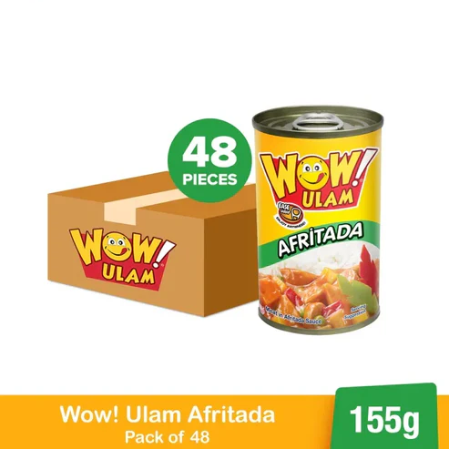 Wow Ulam Afritada 155g x 48 cans
