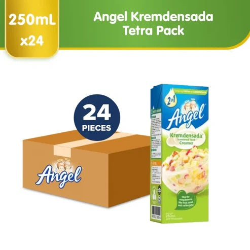 Angel Kremdensada Tetra Pack Cream and Condensed Milk 2-in-1 - 250ml x 24