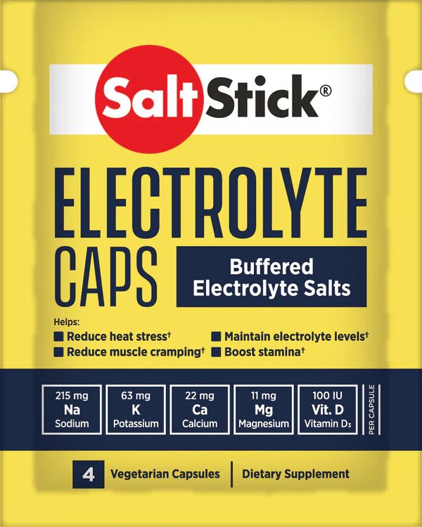 SaltStick Electrolyte Caps - Buffered Electrolyte Salts - Pack 4ct
