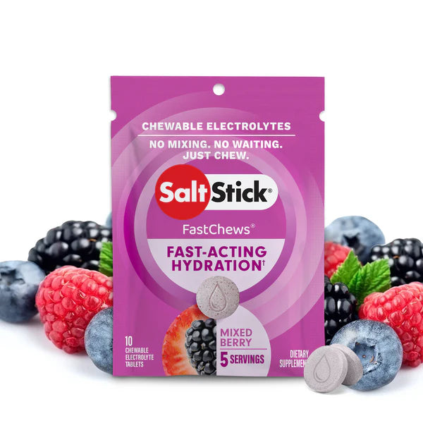 FastChews in Mixed Berry - Packet SaltStick Electrolyte 10tablets