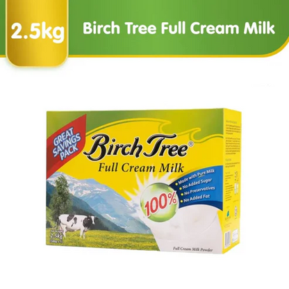 Birch Tree Full Cream Milk Made from Pure Cow’s Milk - 2.5kg