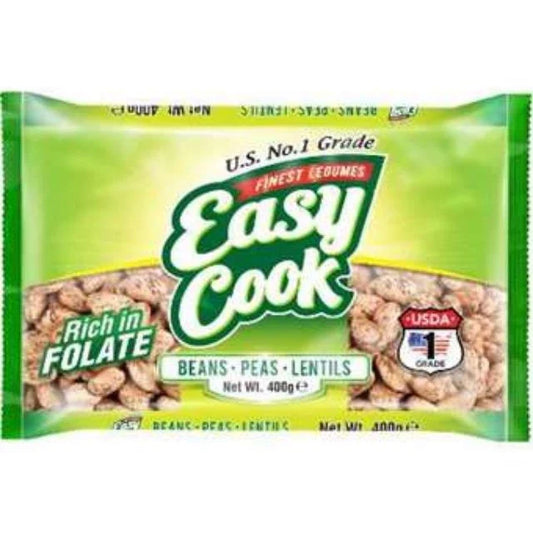 EASYCOOK PINTO BEANS 400G EXCELLENT SOURCE OF PROTEIN & FIBER.