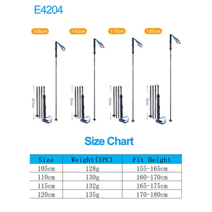 Aonijie CARBON FIBER HIKING POLE E4204 - 2 pcs