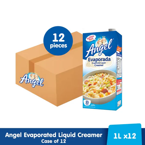 Angel Evaporated Liquid Creamer 1L x 12