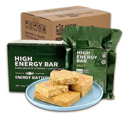 1 CASE - High Energy Bar - 9 Boxes x 12pcs - Exp. Date 2044 - SALTY
