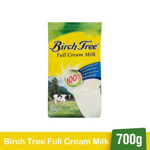 Birch Tree Full Cream Milk Made from Pure Cow's Milk - 700g