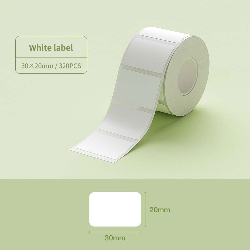 Niimbot B21/B1/B3S Thermal Label Sticker Paper Printable White 20-50mm Width Self-adhesive Thermal label paper