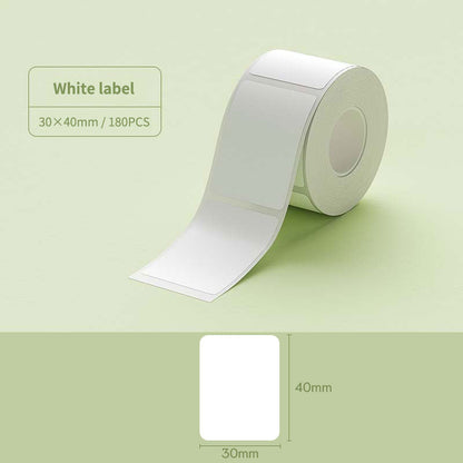 Niimbot B21/B1/B3S Thermal Label Sticker Paper Printable White 20-50mm Width Self-adhesive Thermal label paper