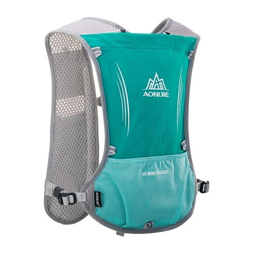 Aonijie Hydration Backpack Running Vest 5L - MINT GREEN (Vest Only)