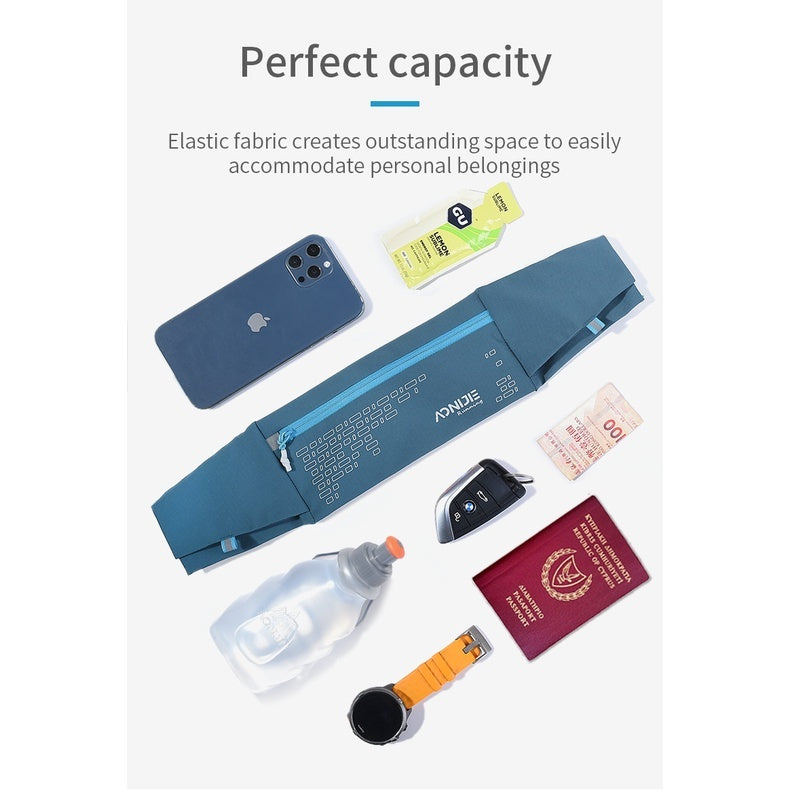 Aonijie Water Resistant GRAY RUNNING BELT
