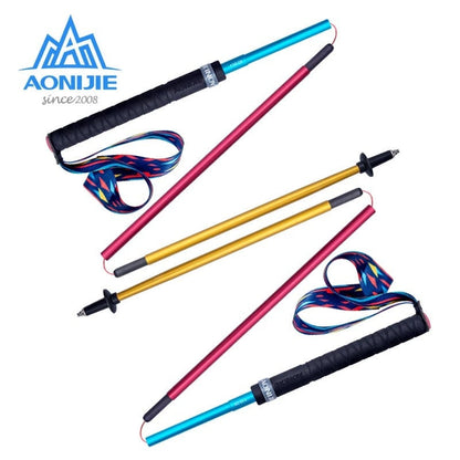 Aonijie CARBON FIBER HIKING POLE 130cm - 2pcs (Rainbow)