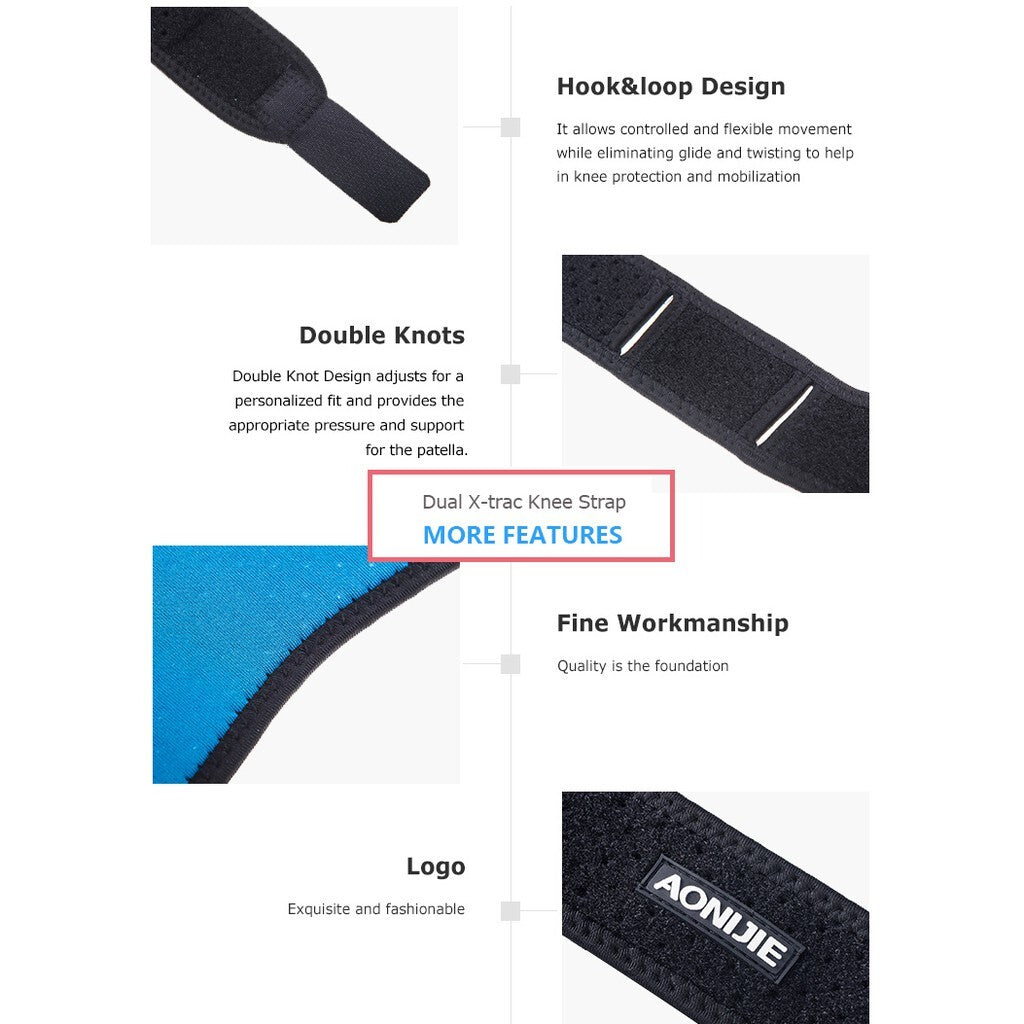 Aonijie 4096 DUAL PATELLA KNEE STRAP