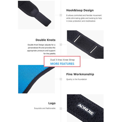 Aonijie 4096 DUAL PATELLA KNEE STRAP