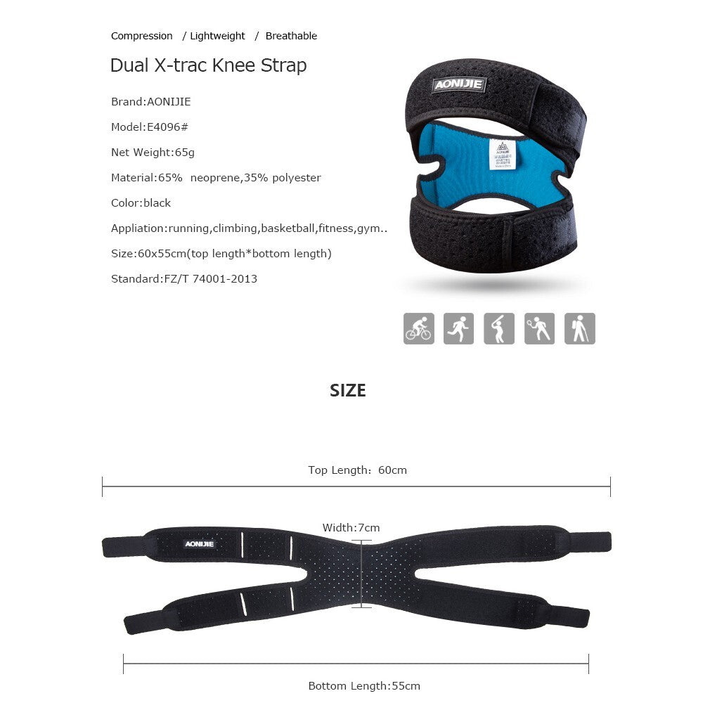 Aonijie 4096 DUAL PATELLA KNEE STRAP