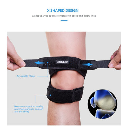 Aonijie 4096 DUAL PATELLA KNEE STRAP
