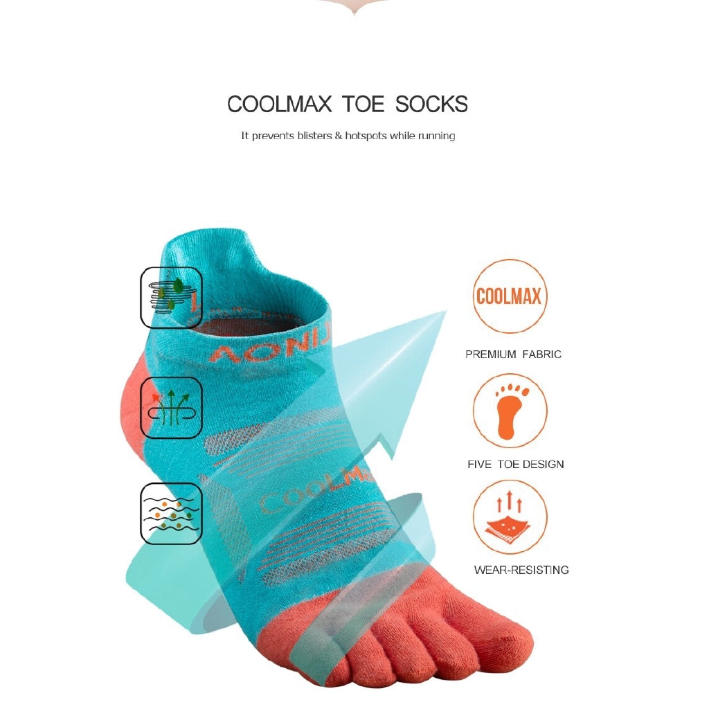 Aonijie COOL MAX TOE SOCKS 3 pairs Model no. E4802 - MEDIUM
