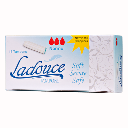 Ladouce Organic TAMPONS Normal 16 pcs 6-8 hours Protection (NON APPLICATOR TAMPONS)