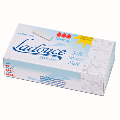 Ladouce Organic TAMPONS Normal 16 pcs 6-8 hours Protection (NON APPLICATOR TAMPONS)