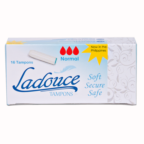 Ladouce Organic TAMPONS Normal 16 pcs 6-8 hours Protection (NON APPLICATOR TAMPONS)