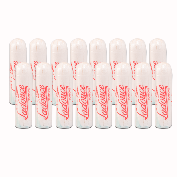 Ladouce Organic TAMPONS Mini 16 pcs, 6-8 hours protection(NON APPLICATOR TAMPONS)