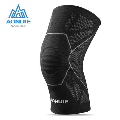 Aonijie 4108 COMPRESSION KNEE PAD 1PC Knee Brace Support - BLACK MEDIUM
