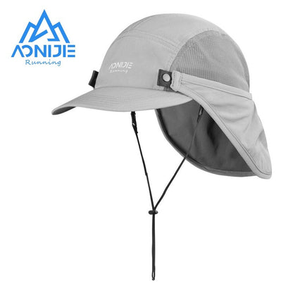 Aonijie SUN PROTECTION CAP KHAKI  with Detachable Neck Flap Cover
