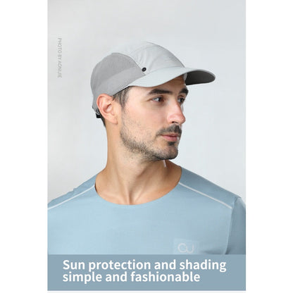Aonijie SUN PROTECTION CAP KHAKI  with Detachable Neck Flap Cover