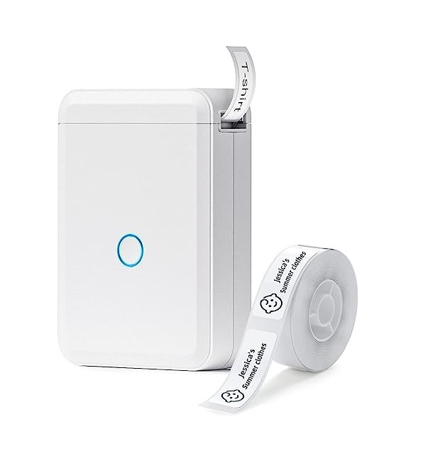 Niimbot D110 Portable Label Printer WHITE 12-15mm  (iOs & android phone support)