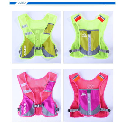 Aonijie Reflective Running Vest Hydration Backpack - ROSE