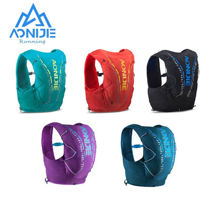 Aonijie Professional Hiking Hydration Backpack Running Vest 12L - BLACK L/XL