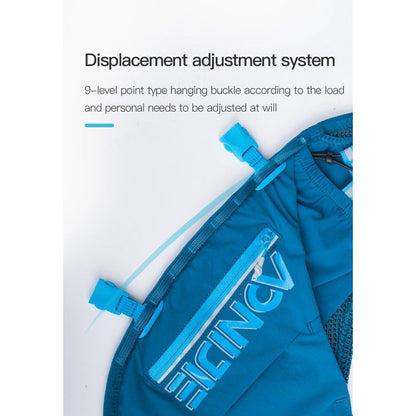 Aonijie Professional Hiking Hydration Backpack Running Vest 12L - BLUE S/M