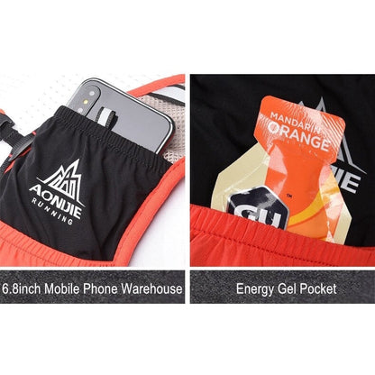 Aonijie Hydration Backpack Running Vest 2.5L- ORANGE M/L