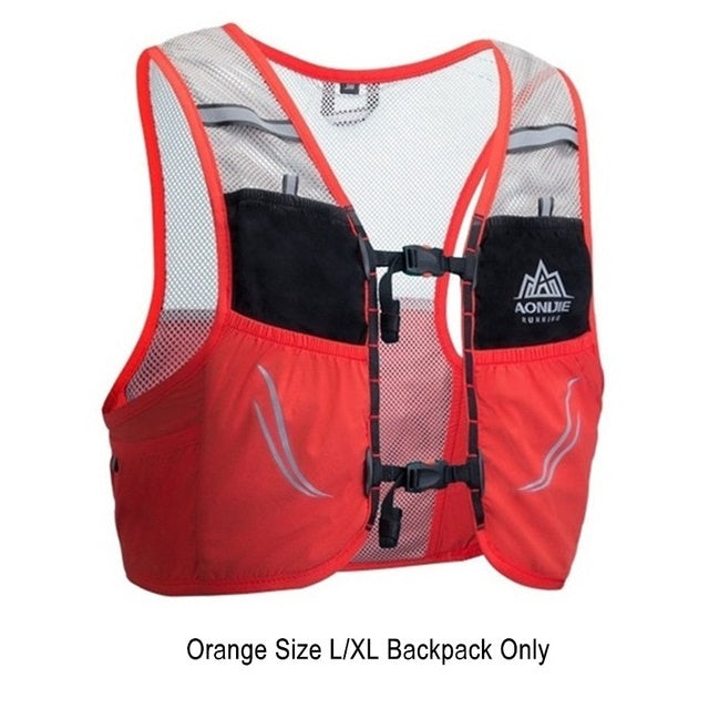 Aonijie Hydration Backpack Running Vest 2.5L - ORANGE L/XL