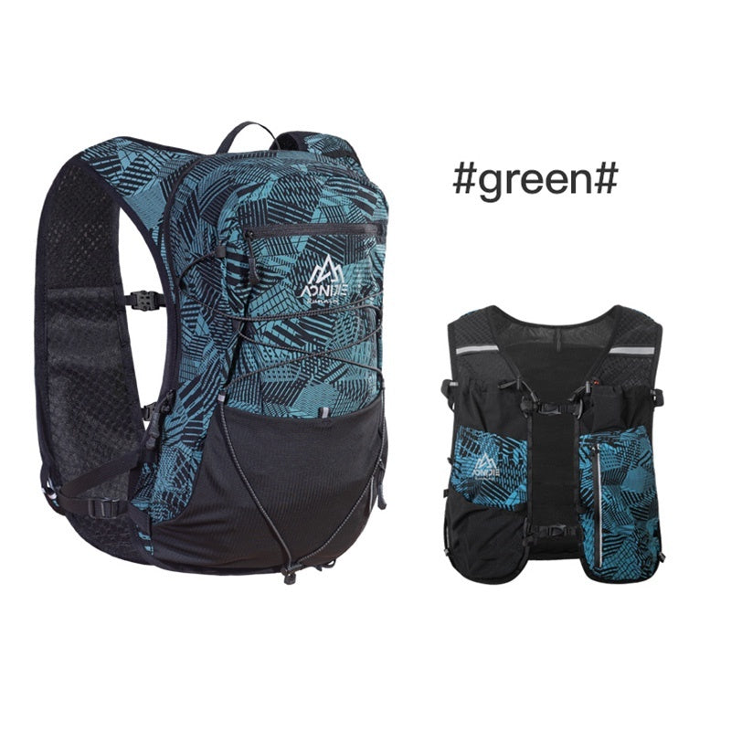 Aonijie Hydration Backpack Running Vest 12L - GREEN L/XL