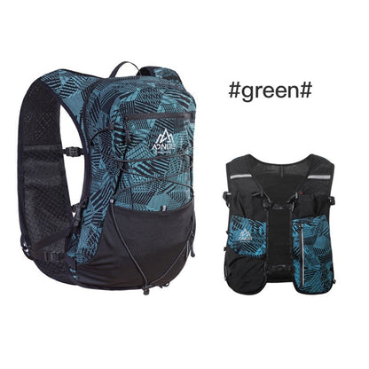 Aonijie Hydration Backpack Running Vest 12L - GREEN L/XL