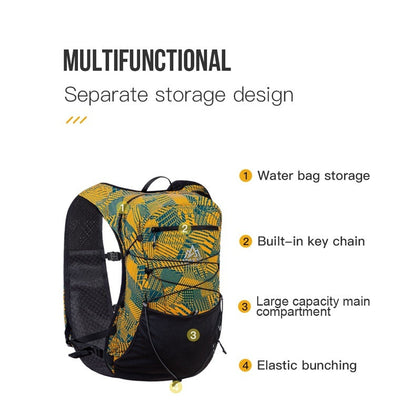 Aonijie Hydration Backpack Running Vest 12L - GREEN L/XL