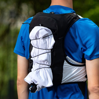 Aonijie Trail Running Vest Backpack 10L - BLACK WHITE L