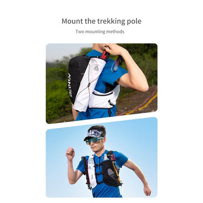 Aonijie Trail Running Vest Backpack 10L - BLACK WHITE L